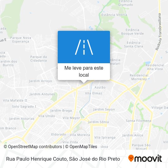 Rua Paulo Henrique Couto mapa