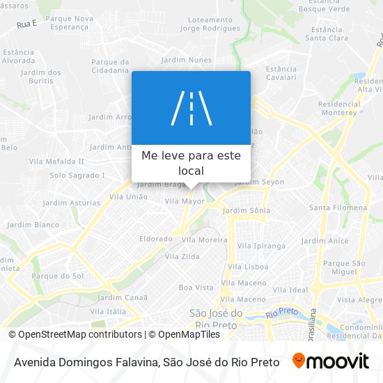 Avenida Domingos Falavina mapa