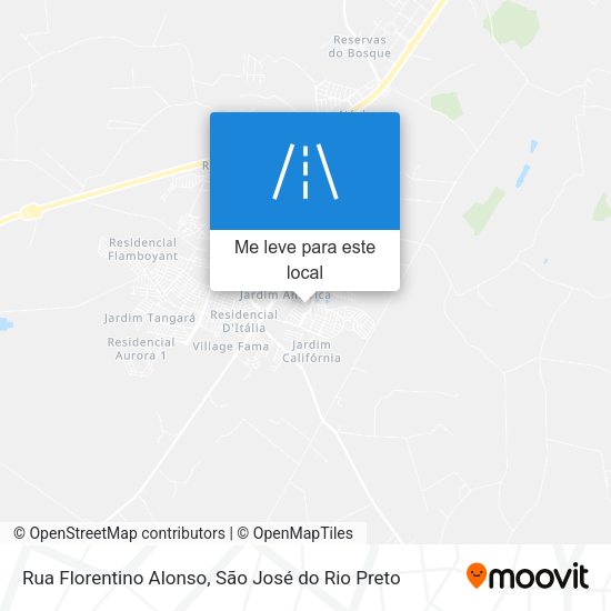Rua Florentino Alonso mapa