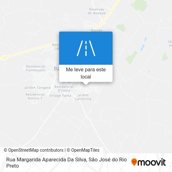 Rua Margarida Aparecida Da Silva mapa