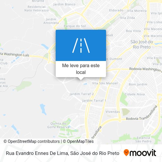 Rua Evandro Ennes De Lima mapa