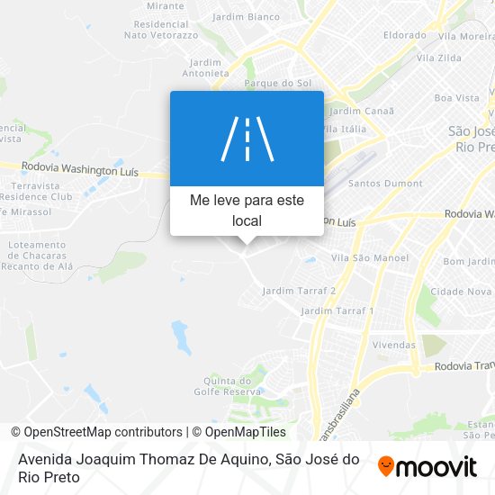 Avenida Joaquim Thomaz De Aquino mapa