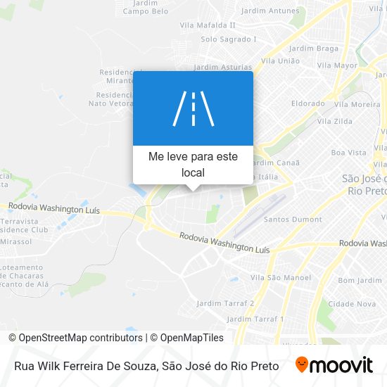 Rua Wilk Ferreira De Souza mapa