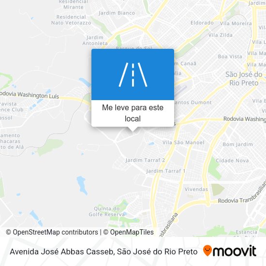 Avenida José Abbas Casseb mapa