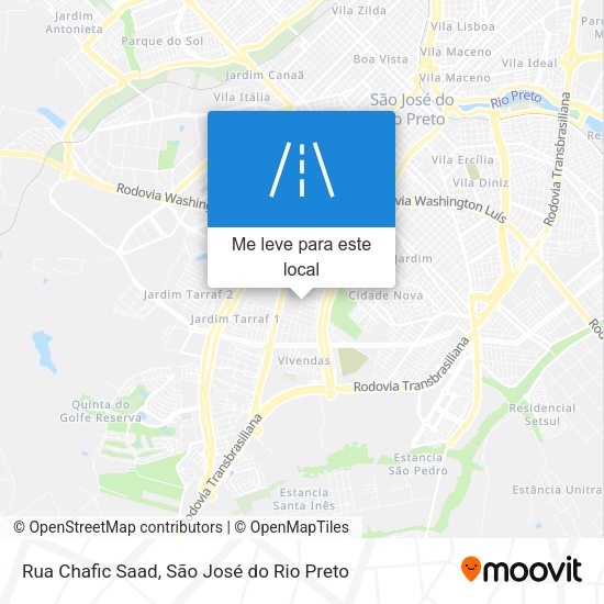 Rua Chafic Saad mapa