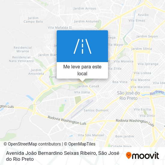 Avenida João Bernardino Seixas Ribeiro mapa