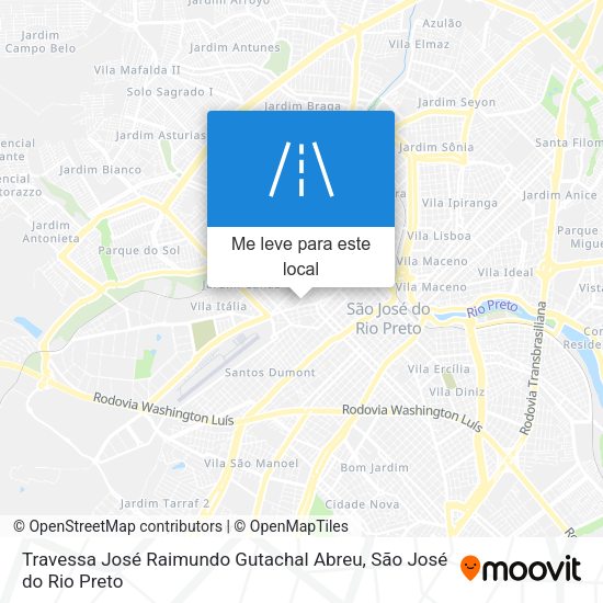 Travessa José Raimundo Gutachal Abreu mapa