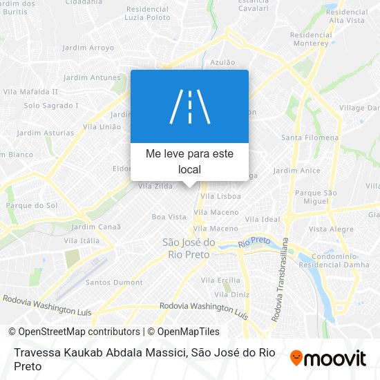 Travessa Kaukab Abdala Massici mapa