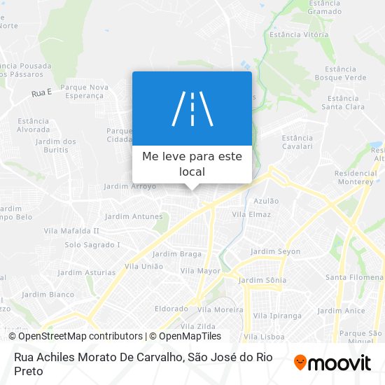 Rua Achiles Morato De Carvalho mapa