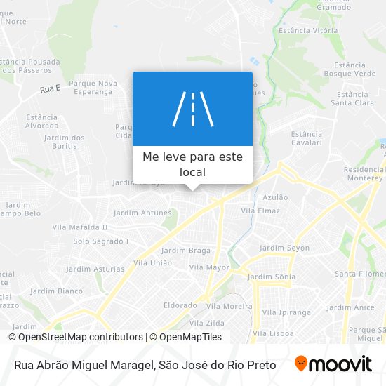 Rua Abrão Miguel Maragel mapa