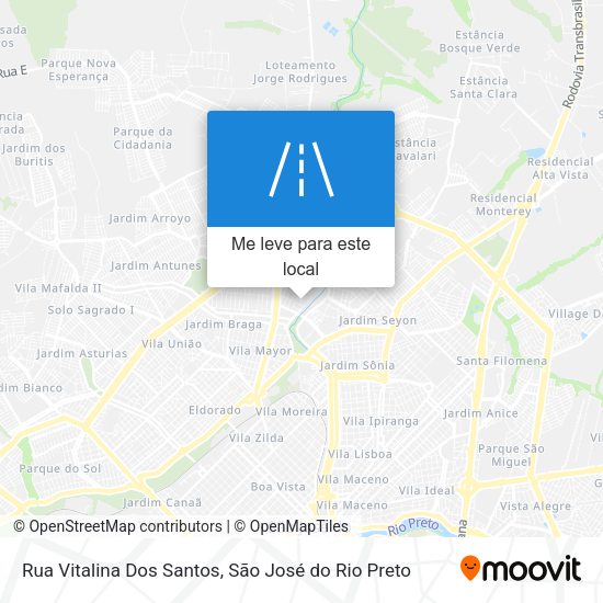 Rua Vitalina Dos Santos mapa