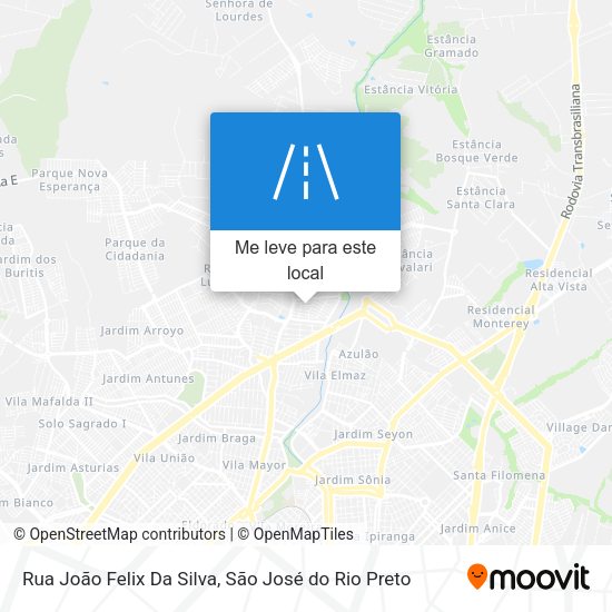 Rua João Felix Da Silva mapa