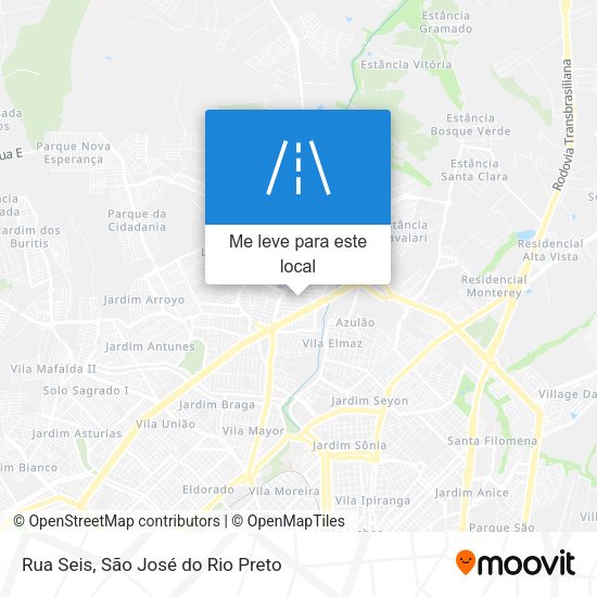 Rua Seis mapa