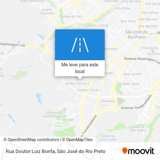 Rua Doutor Luiz Bonfa mapa