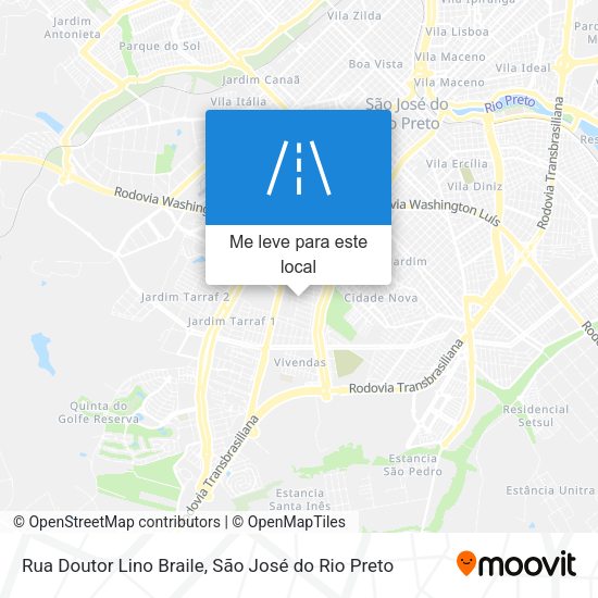Rua Doutor Lino Braile mapa