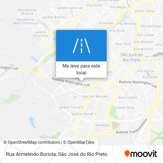 Rua Armelindo Buriola mapa