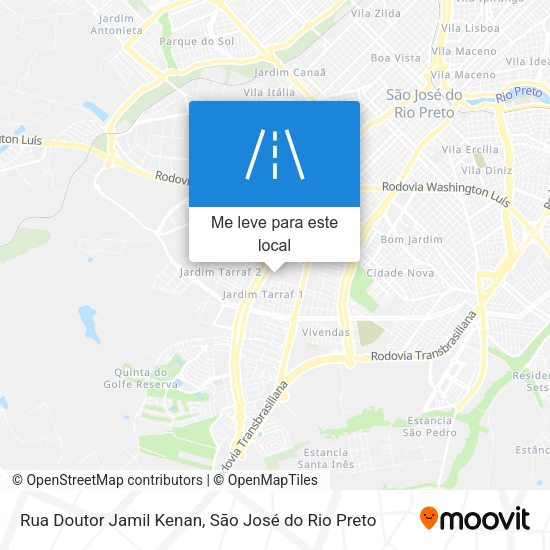 Rua Doutor Jamil Kenan mapa
