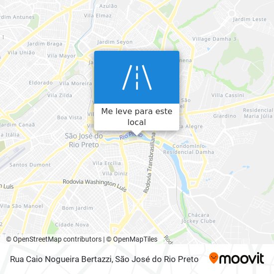 Rua Caio Nogueira Bertazzi mapa