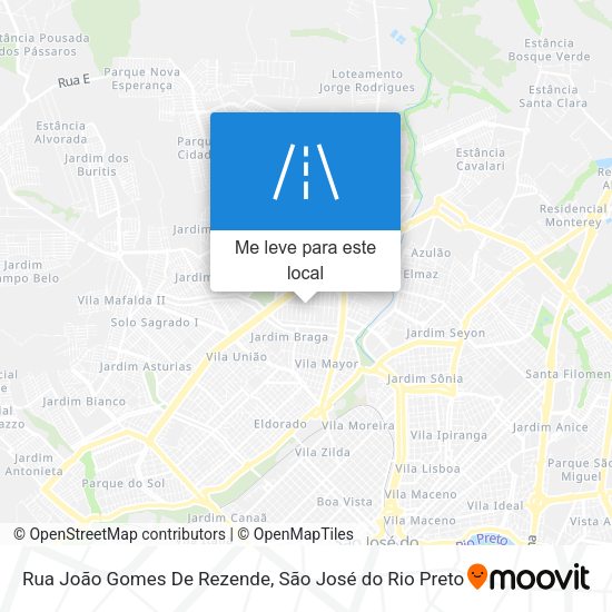 Rua João Gomes De Rezende mapa