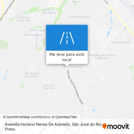 Avenida Horácio Neves De Azevedo mapa