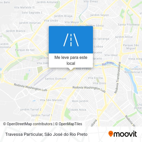 Travessa Particular mapa