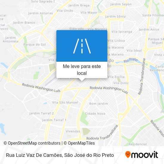 Rua Luiz Vaz De Camões mapa