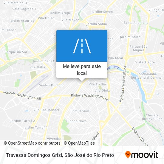 Travessa Domingos Grisi mapa