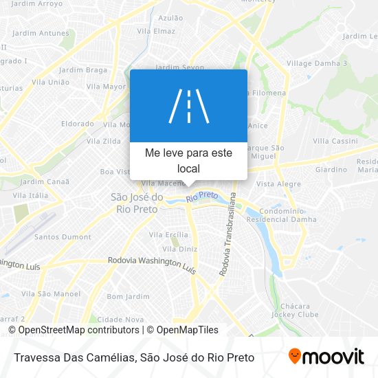 Travessa Das Camélias mapa