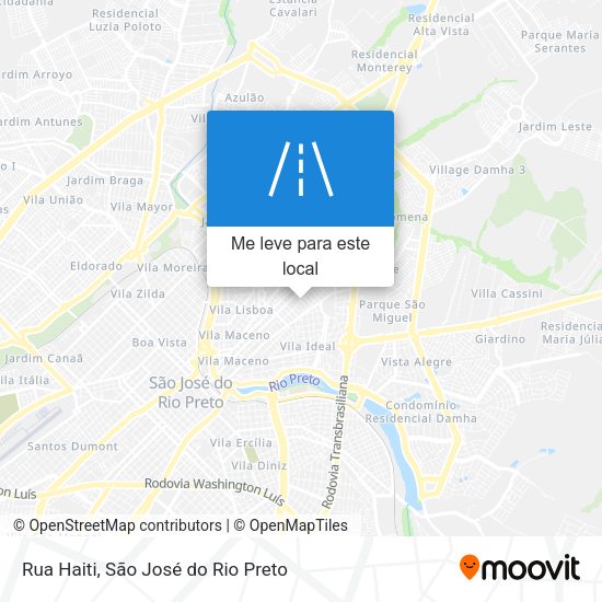 Rua Haiti mapa