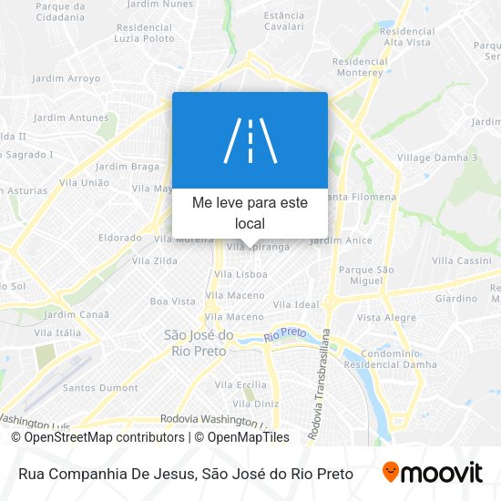 Rua Companhia De Jesus mapa
