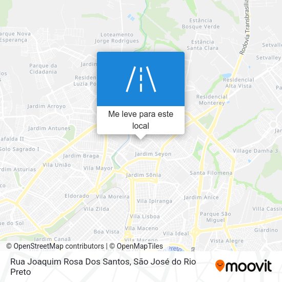 Rua Joaquim Rosa Dos Santos mapa