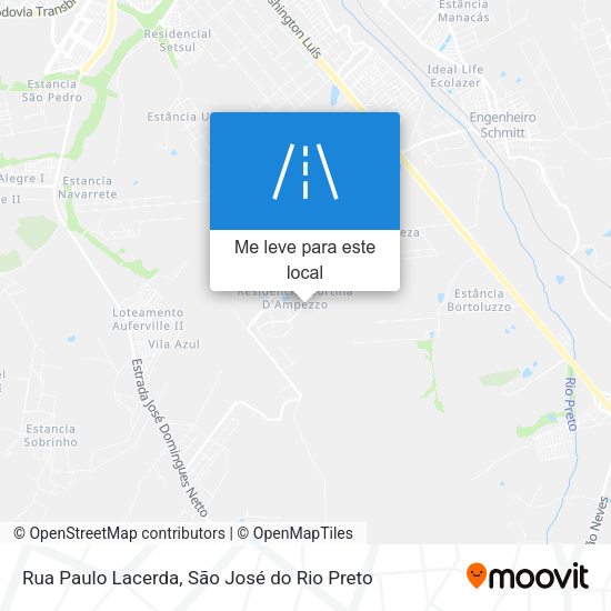 Rua Paulo Lacerda mapa