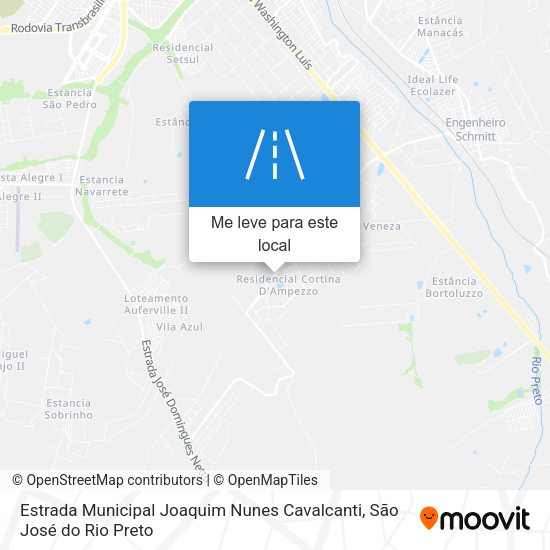 Estrada Municipal Joaquim Nunes Cavalcanti mapa