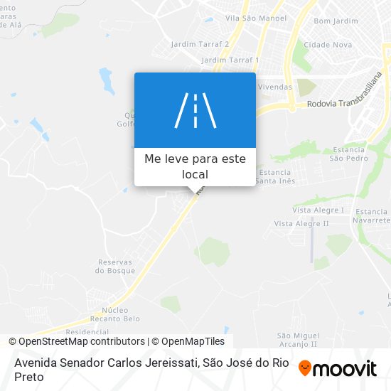 Avenida Senador Carlos Jereissati mapa