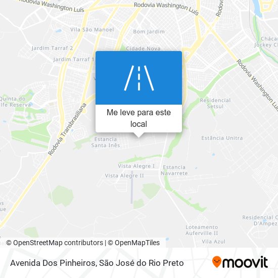 Avenida Dos Pinheiros mapa