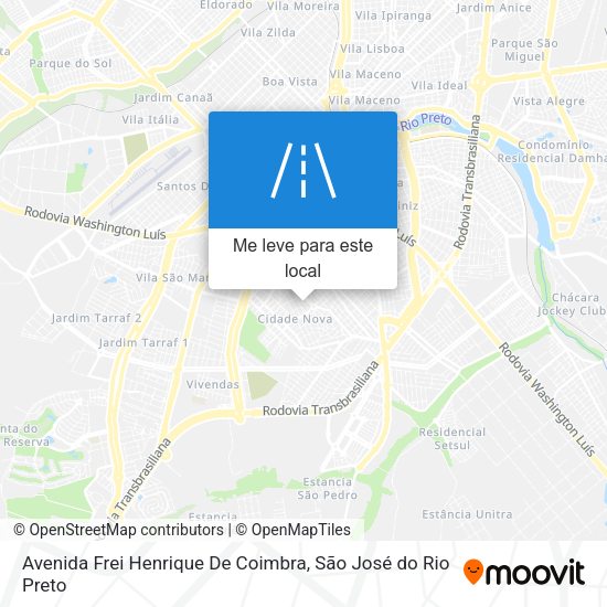 Avenida Frei Henrique De Coimbra mapa