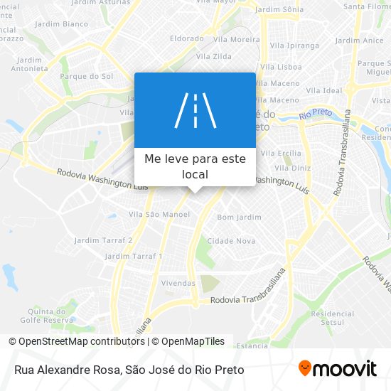 Rua Alexandre Rosa mapa