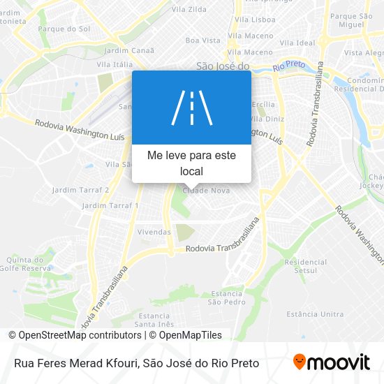 Rua Feres Merad Kfouri mapa
