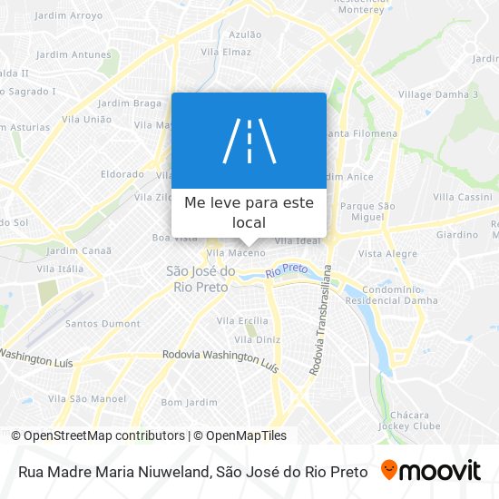 Rua Madre Maria Niuweland mapa