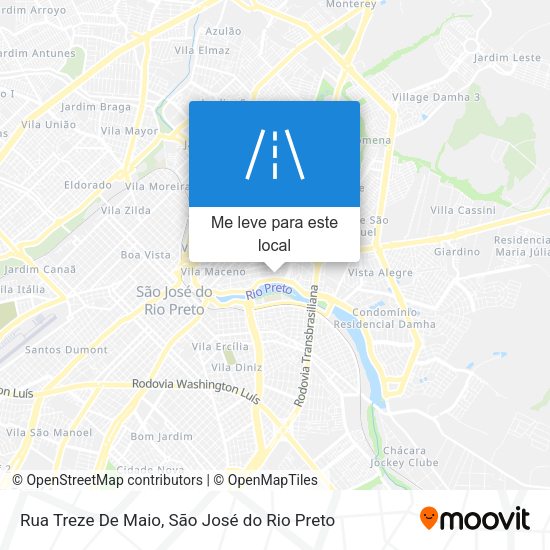 Rua Treze De Maio mapa