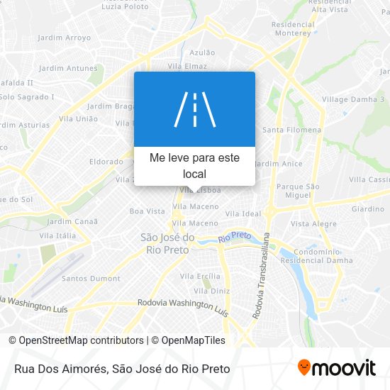 Rua Dos Aimorés mapa
