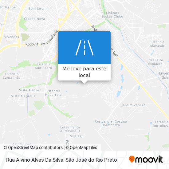 Rua Alvino Alves Da Silva mapa