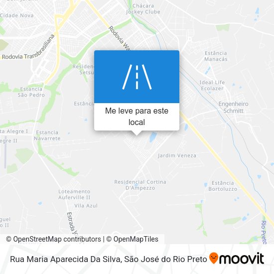 Rua Maria Aparecida Da Silva mapa