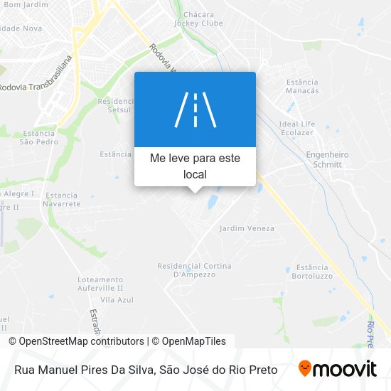 Rua Manuel Pires Da Silva mapa