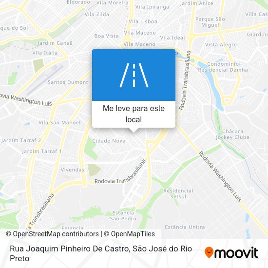 Rua Joaquim Pinheiro De Castro mapa