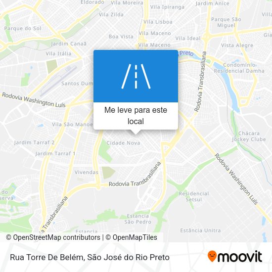 Rua Torre De Belém mapa