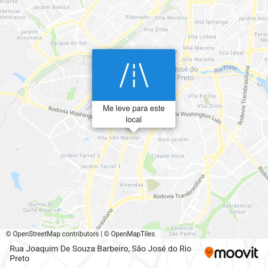 Rua Joaquim De Souza Barbeiro mapa