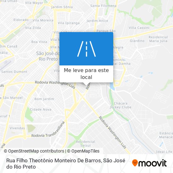 Rua Filho Theotônio Monteiro De Barros mapa