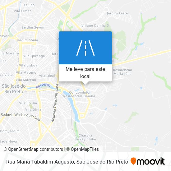 Rua Maria Tubaldim Augusto mapa