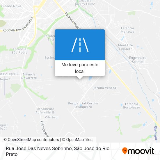 Rua José Das Neves Sobrinho mapa